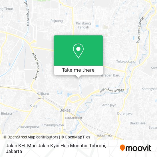 Jalan KH. Muc Jalan Kyai Haji Muchtar Tabrani map