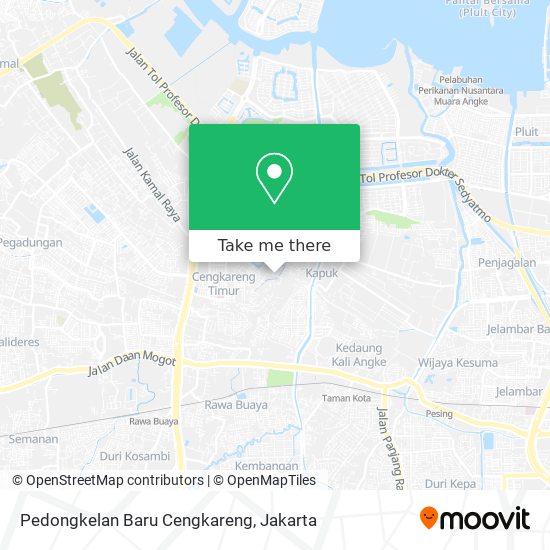 Pedongkelan Baru Cengkareng map