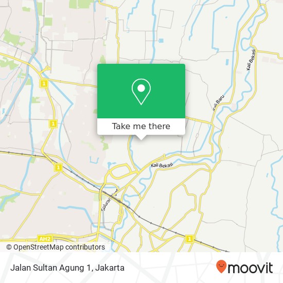 Jalan Sultan Agung 1 map