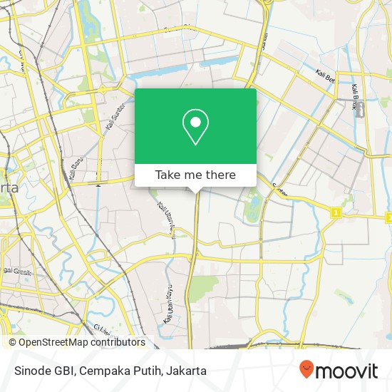 Sinode GBI, Cempaka Putih map