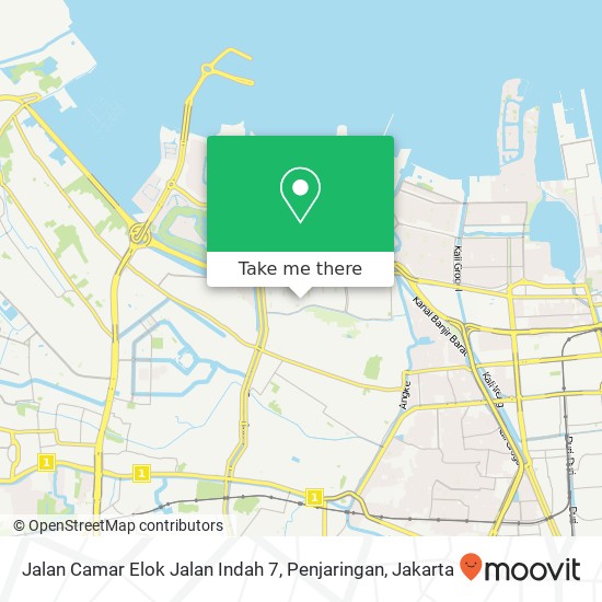Jalan Camar Elok Jalan Indah 7, Penjaringan map
