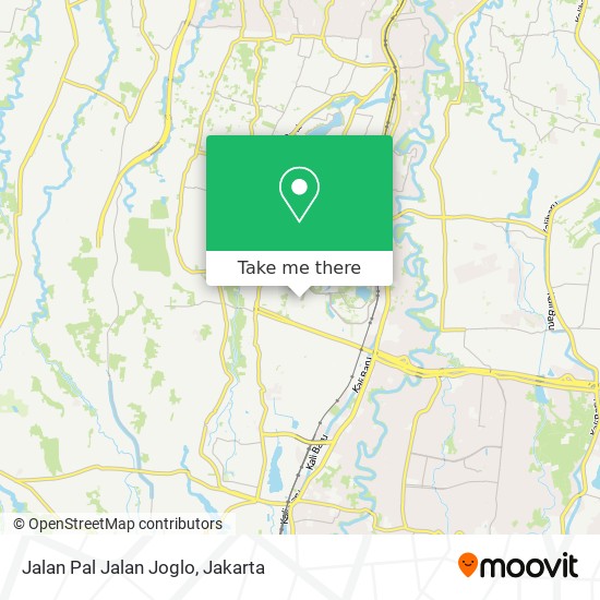 Jalan Pal Jalan Joglo map