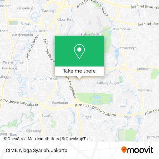 CIMB Niaga Syariah map