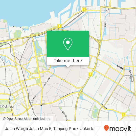 Jalan Warga Jalan Mas 5, Tanjung Priok map