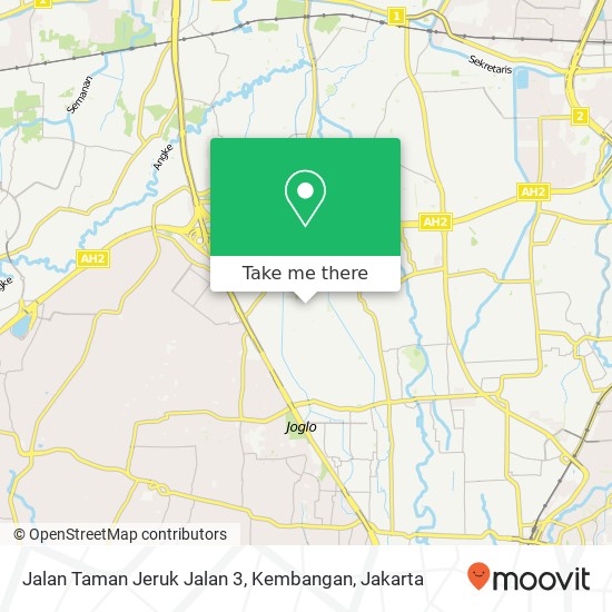 Jalan Taman Jeruk Jalan 3, Kembangan map