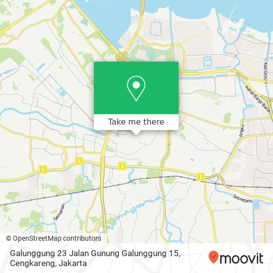 Galunggung 23 Jalan Gunung Galunggung 15, Cengkareng map