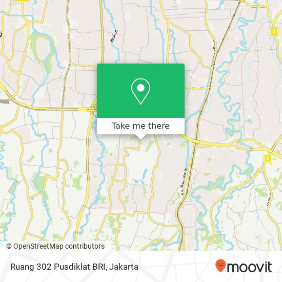 Ruang 302 Pusdiklat BRI map