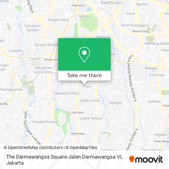 The Darmawangsa Square-Jalan Darmawangsa VI map