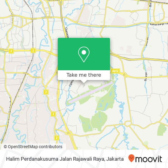 Halim Perdanakusuma Jalan Rajawali Raya map