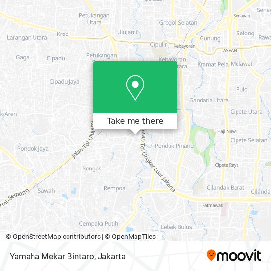 Yamaha Mekar Bintaro map