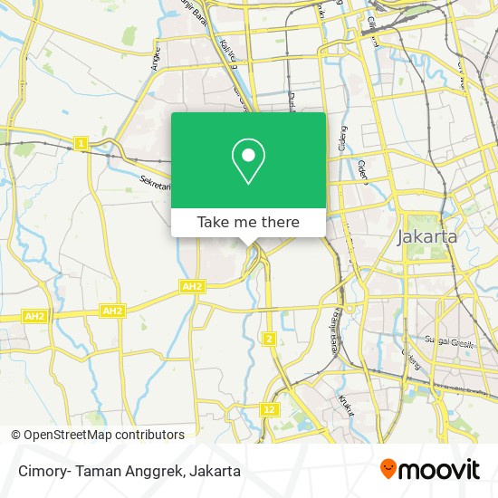 Cimory- Taman Anggrek map