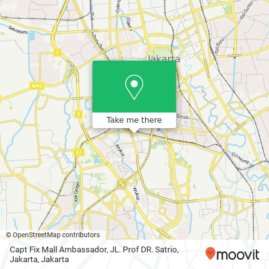 Capt Fix Mall Ambassador, JL. Prof DR. Satrio, Jakarta map