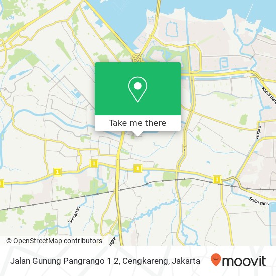 Jalan Gunung Pangrango 1 2, Cengkareng map