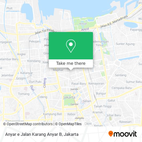Anyar e Jalan Karang Anyar B map