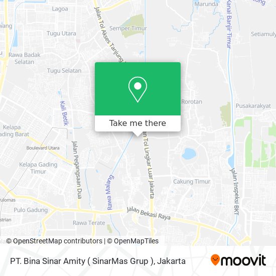 PT. Bina Sinar Amity ( SinarMas Grup ) map