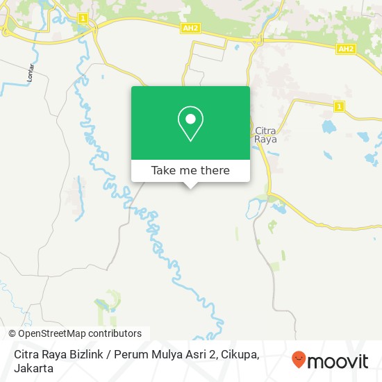 Citra Raya Bizlink / Perum Mulya Asri 2, Cikupa map
