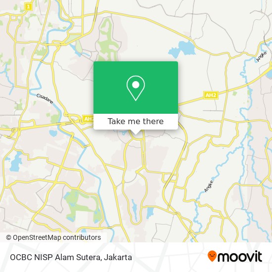 OCBC NISP Alam Sutera map