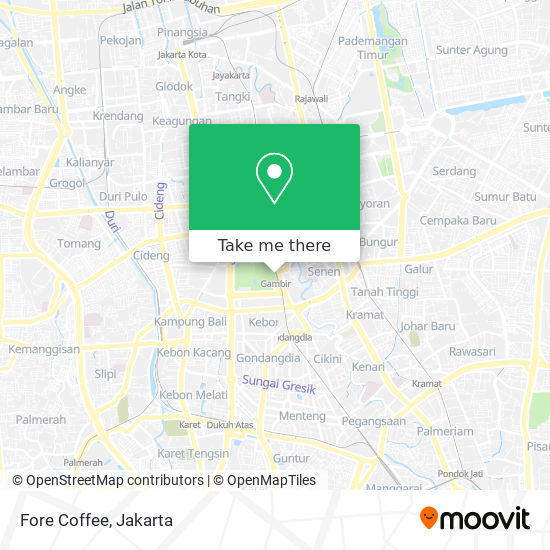 Fore Coffee map