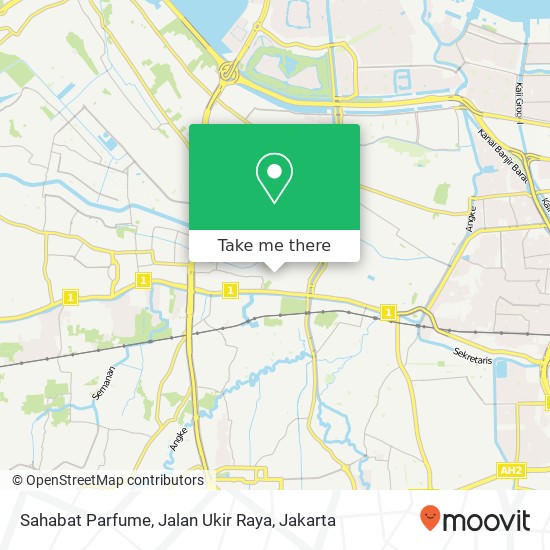 Sahabat Parfume, Jalan Ukir Raya map