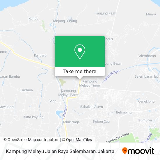 Kampung Melayu Jalan Raya Salembaran map