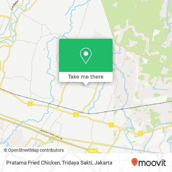 Pratama Fried Chicken, Tridaya Sakti map