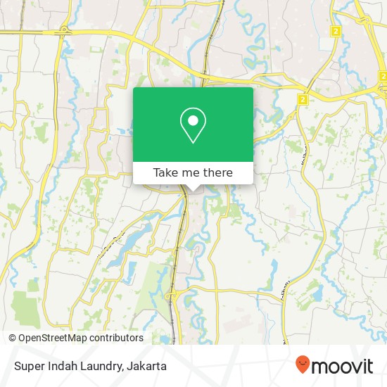 Super Indah Laundry map