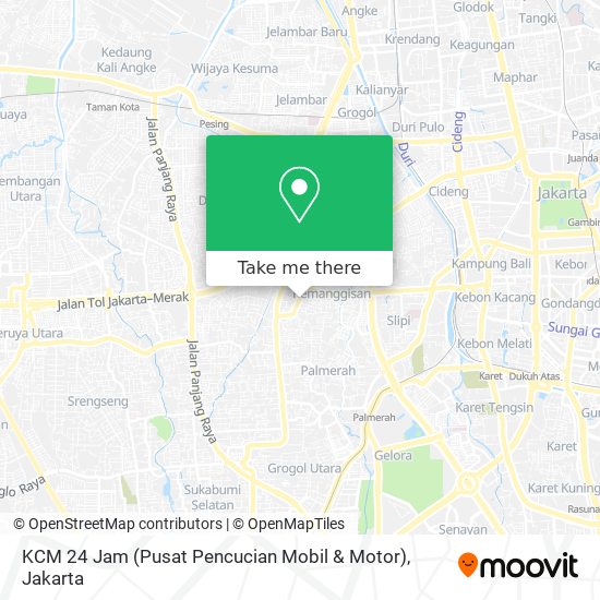 KCM 24 Jam (Pusat Pencucian Mobil & Motor) map