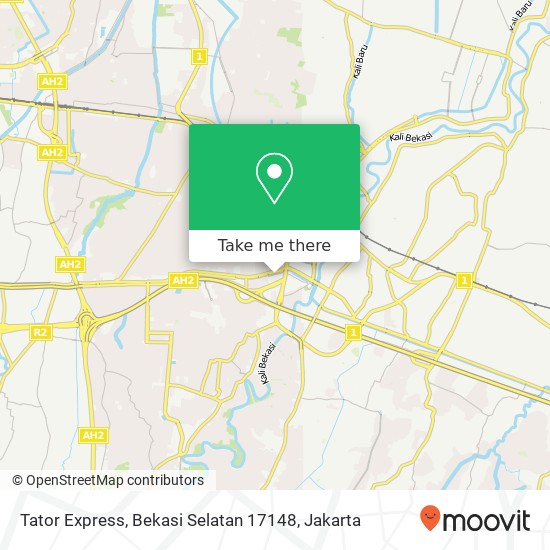 Tator Express, Bekasi Selatan 17148 map
