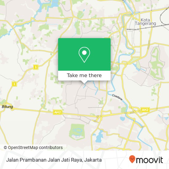 Jalan Prambanan Jalan Jati Raya map