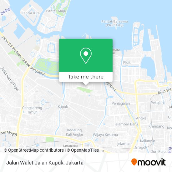 Jalan Walet Jalan Kapuk map