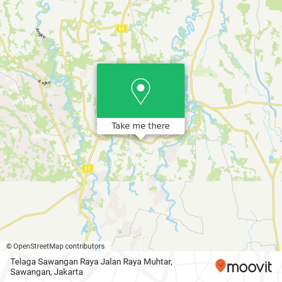 Telaga Sawangan Raya Jalan Raya Muhtar, Sawangan map