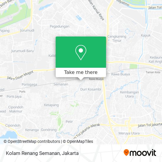 Kolam Renang Semanan map