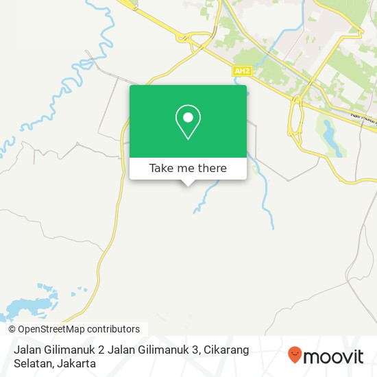 Jalan Gilimanuk 2 Jalan Gilimanuk 3, Cikarang Selatan map