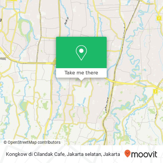 Kongkow di Cilandak Cafe, Jakarta selatan map