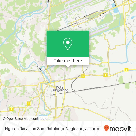 Ngurah Rai Jalan Sam Ratulangi, Neglasari map