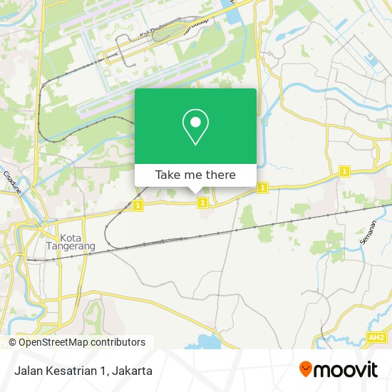 Jalan Kesatrian 1 map