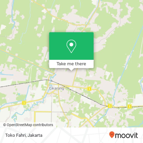 Toko Fahri map