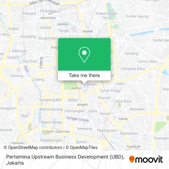 Pertamina Upstream Business Development (UBD) map