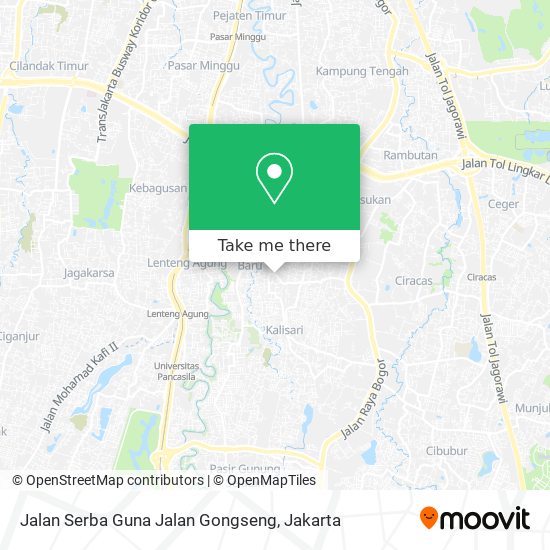 Jalan Serba Guna Jalan Gongseng map