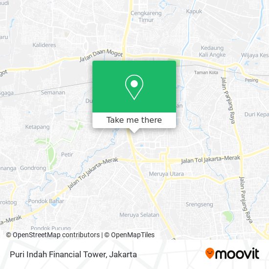 Puri Indah Financial Tower map