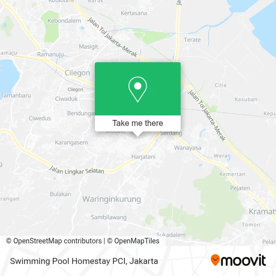 Swimming Pool Homestay PCI map