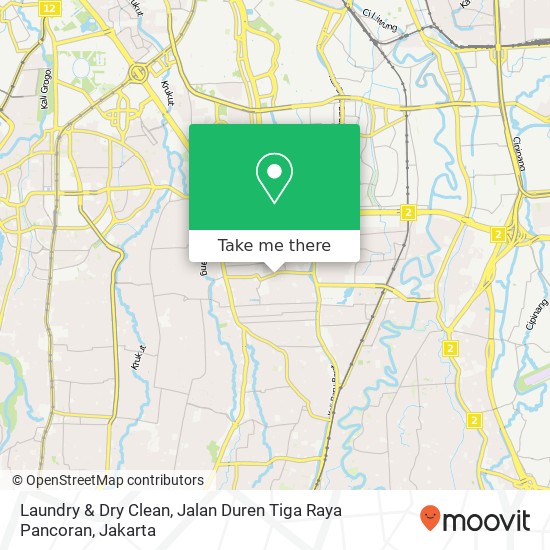 Laundry & Dry Clean, Jalan Duren Tiga Raya Pancoran map