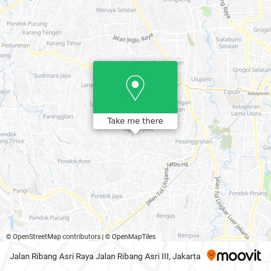 Jalan Ribang Asri Raya Jalan Ribang Asri III map