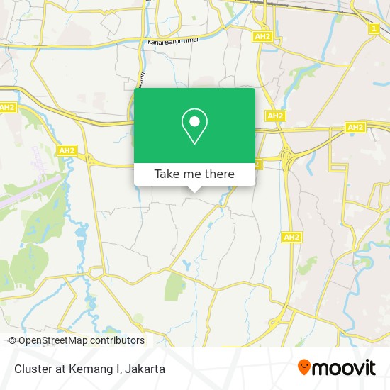 Cluster at Kemang I map