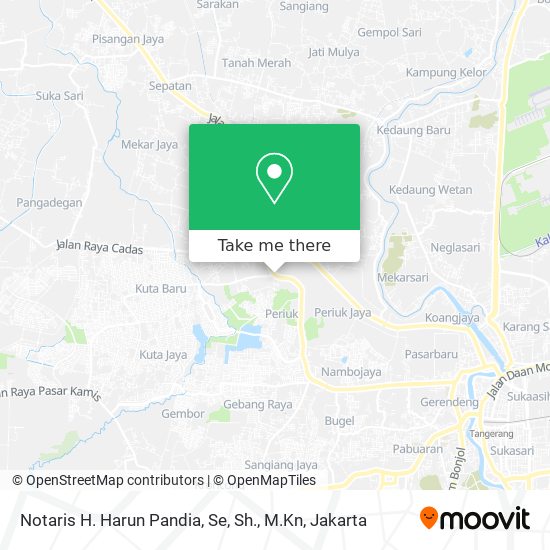 Notaris H. Harun Pandia, Se, Sh., M.Kn map