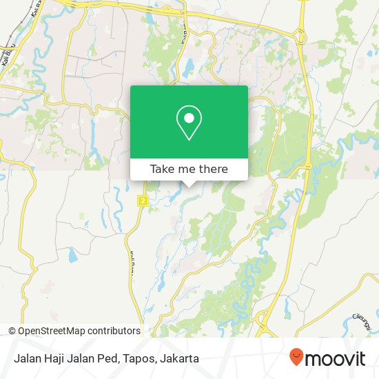 Jalan Haji Jalan Ped, Tapos map