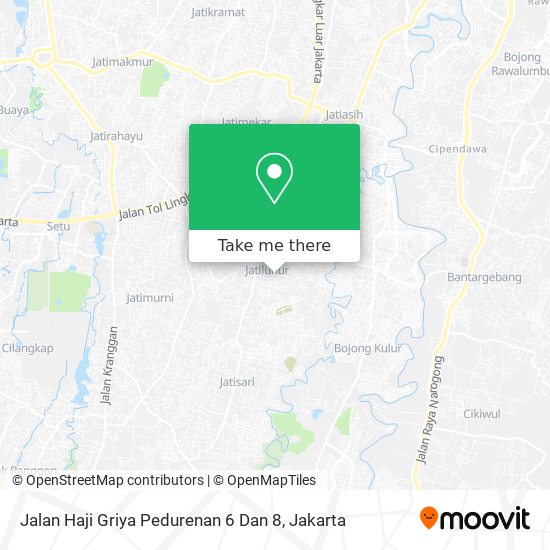 Jalan Haji Griya Pedurenan 6 Dan 8 map