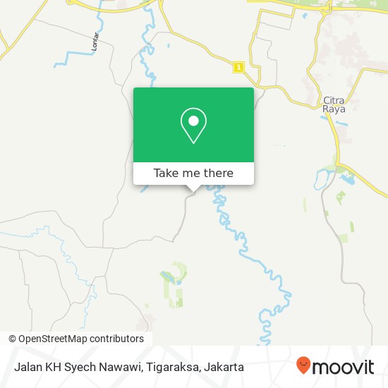 Jalan KH Syech Nawawi, Tigaraksa map