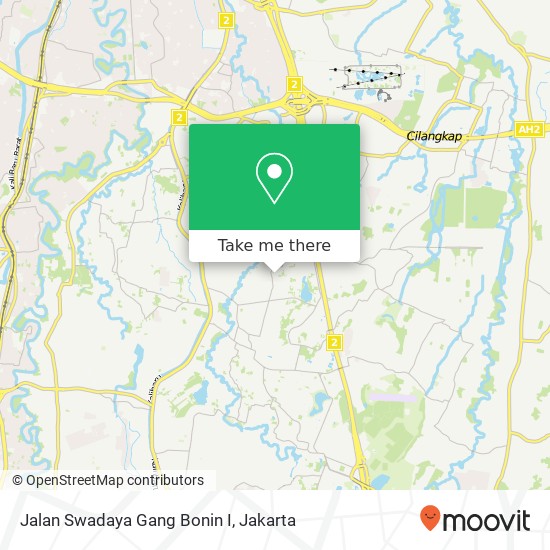 Jalan Swadaya Gang Bonin I map