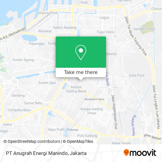 PT Anugrah Energi Manindo map